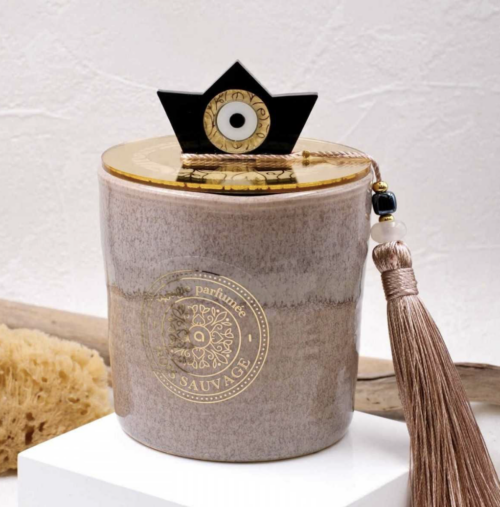 Αρωματικό Κερί με Διακοσμητικό Γούρι 2025